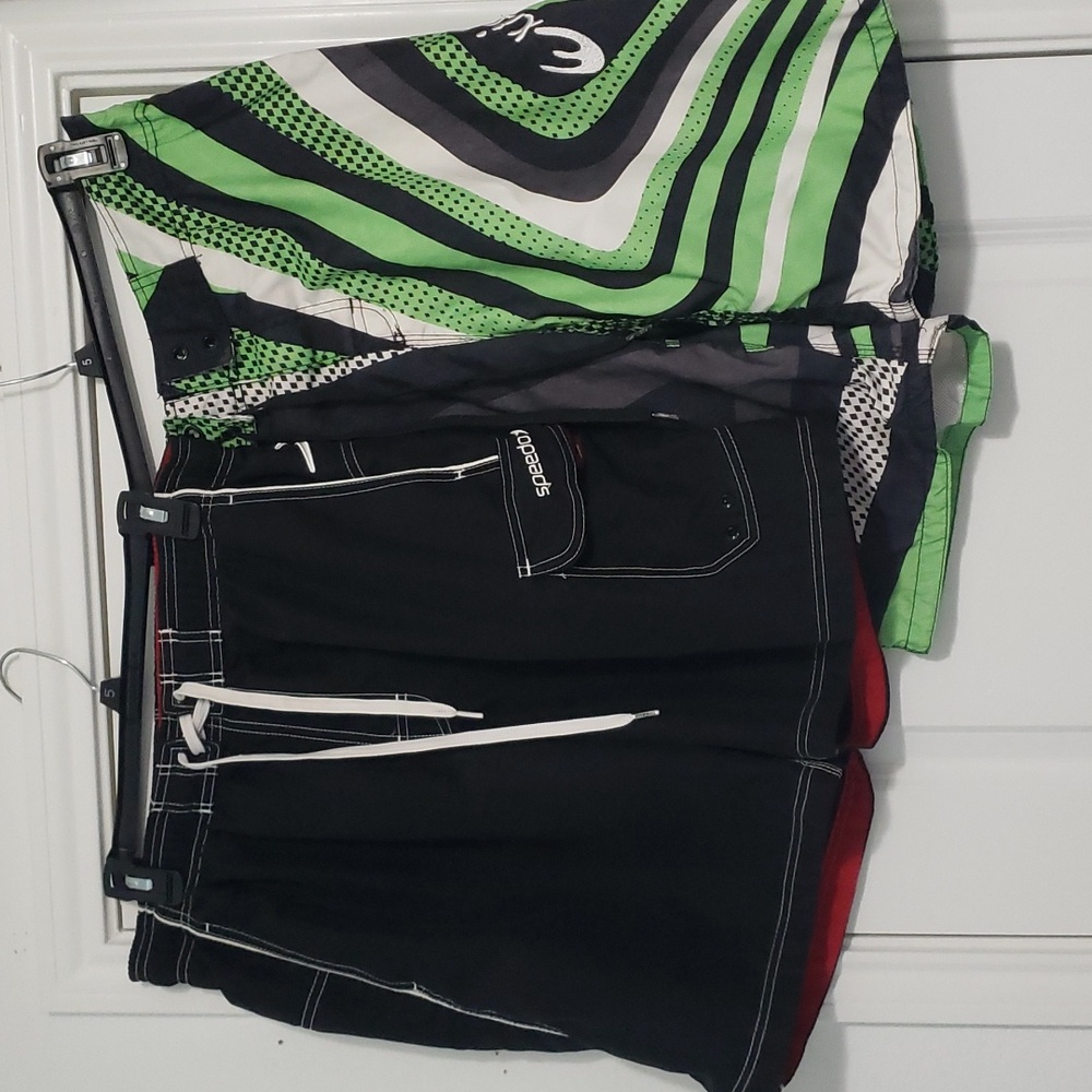 Speedo and Pacific Surf Swim Trunks